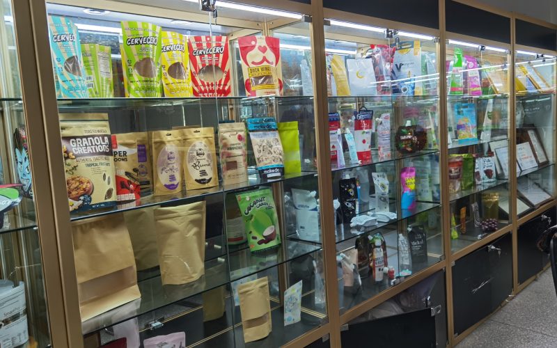 Eco-friendly sample packaging designed to minimize waste in the manufacturing supply chain.